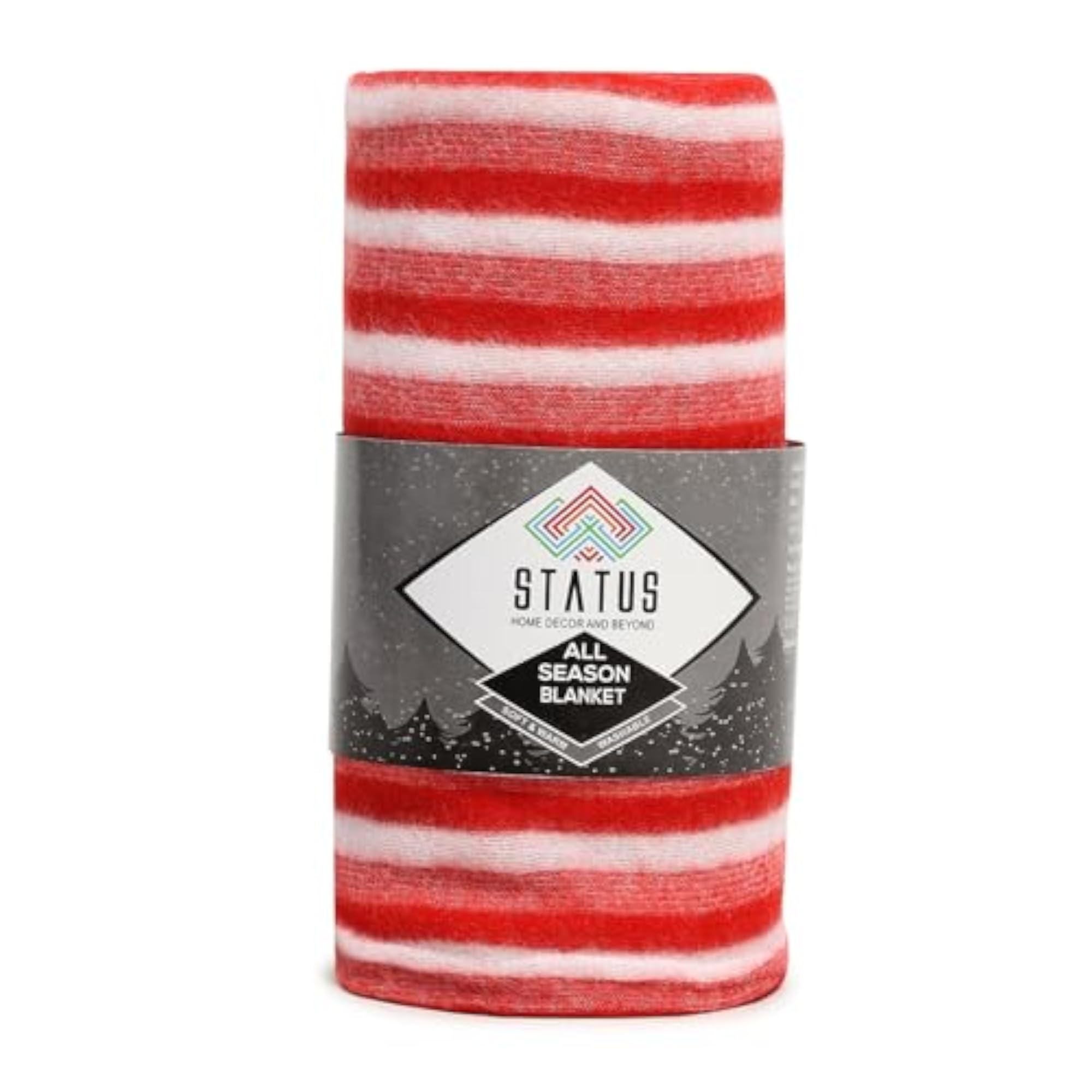 All Season Multipurpose Single Bed Polar Fleece Blanket, Red